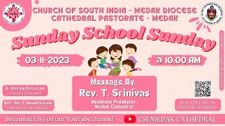 CSI MEDAK CATHEDRAL  SUNDAY GENERAL SERVICE  03112024 [upl. by Retep]