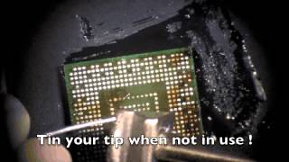 Nvidia GO6400SQ BGA Reball Project  Removing A Bad Video Chip [upl. by Ebocaj]