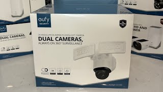 Eufy E340 Dual Camera Floodlight Unboxing [upl. by Karl]