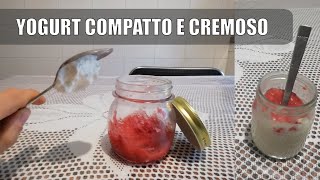 Come fare lo Yogurt quotGrecoquot compatto e cremoso [upl. by Ardnekat]