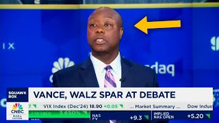 Tim Scott tries to DESTROY Trumps campaign in a SINGLE INTERVIEW [upl. by Ahsiryt]