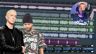 Sounding Like Eminem x Joyner Lucas in FL Studio Vocal Mixing Vocal Preset [upl. by Anaerb]