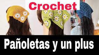 Estilos de Pañoletas tejidas a crochet hechoamano crochet tricot [upl. by Essilec366]