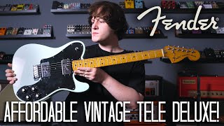 AFFORDABLE VINTAGE TELECASTER DELUXE Vintera II Tele Deluxe  Fender Demo [upl. by Niryt]