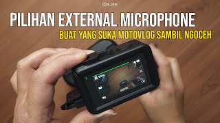 Pilihan External Microphone buat Osmo Action buat yang suka motovlog sambil ngoceh [upl. by Eimarej608]