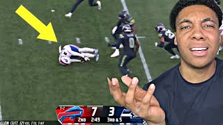 Josh Allen KICKPassed for a FIRST DOWN [upl. by Ishii]