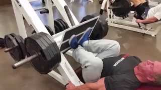 Leg press technique for quad sweep [upl. by Rayham]