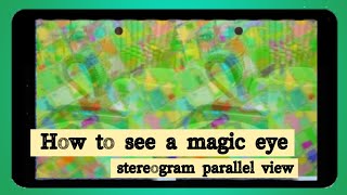 How to see a stereogram magic eye tutorial [upl. by Venditti]