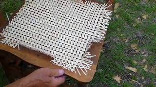 Antique Chairs Restoration Caning [upl. by Harlow]