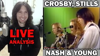 British guitarist analyses Crosby Stills Nash amp Young live in 1970 [upl. by Nnyre]