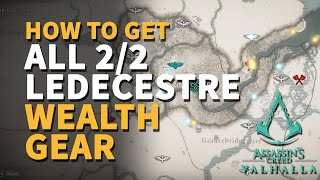 How to get All Ledecestre Wealth Gear Assassins Creed Valhalla [upl. by Inaffit807]