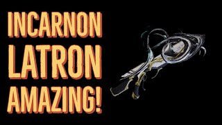 Incarnon Latron Build amp Review  Warframe Duviri Paradox [upl. by Aronek759]