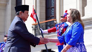 Kunjungan Resmi Presiden Prabowo Kepada Presiden Republik Peru Dina Boluarte Lima 14 November 2024 [upl. by Nairad]