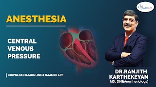 Anesthesia  Central Venous Pressure  Raaonline anesthesia venous venousdisease pressure [upl. by Eilyr]