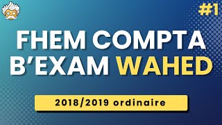 S3 Exam Comptabilité Analytique 20182019 ordinaire FSJES Meknes [upl. by Tay]