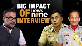 Manipur Police Dismisses Assam Rifles ExDG’s Claims  News9 Interview Impact [upl. by Akcirred]