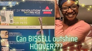 BISSELL ProHeat 2X Revolution Pet Pro Plus vs Hoover SmartWash unboxing firstimpressions review [upl. by Nwahser661]