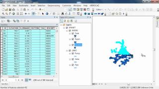 ARCGIS amp EPANET TUTORIAL 2 HYDROCAZ [upl. by Oilicec]