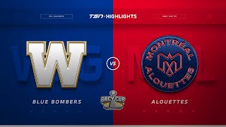 110th Grey Cup Highlights Blue Bombers vs Alouettes [upl. by Tressia]