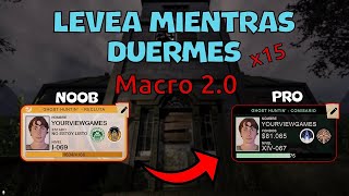 👌MACRO 20 FARMEAR DINERO Y EXPERIENCIA SIN ESFUERZO EN PHASMOPHOBIA 100 LEGAL👻 [upl. by Ojoj]