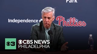 Phillies president Dave Dombrowski holds endofseason press conference [upl. by Greenes]