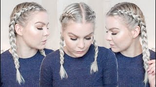 How To Dutch Braid Your Own Hair Step By Step For Complete Beginners  FULL TALK THROUGH [upl. by Nnyw]