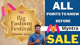 MYNTRA BIG FASHION FESTIVAL 2024  BEST MYNTRA SALE 2024  DEALS  OFFERS  BUY 1 GET 4 FREE [upl. by Milks]