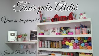 Tour pelo Ateliê de Crochê [upl. by Ansela]