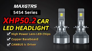 5454 Series XHP502 Car LED Headlight [upl. by Musihc]