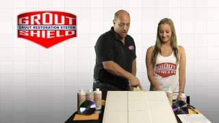 Grout Shields  Change Your Dirty Grout In Minutes [upl. by Bourke]