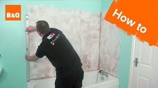 How to tile a bath splashback part 1 preparation [upl. by Larner]