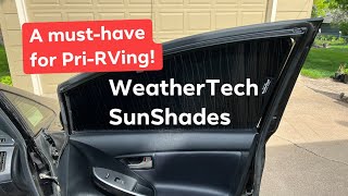 WeatherTech SunShades for my 2013 Toyota Prius [upl. by Rehpinej425]