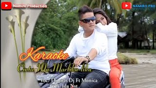 Karaoke Tapsel CINTAMU MARLIKU LIKU Thomas Dj Ft Monica [upl. by Aicak877]