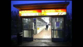 Myllypuro Metro Station  Helsinki Finland [upl. by Virnelli889]