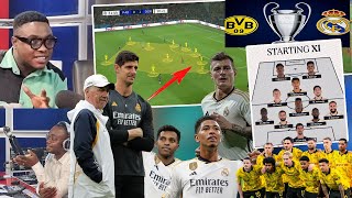 REAL MADRID VS DORTMUND LINE UP ANALYSIS HOW CAN MADRIDBE CAREFUL OF THESEODDS KROOS [upl. by Weidar]