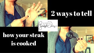 2 Ways To Check If Your Steak Is Cooked [upl. by Sianna318]