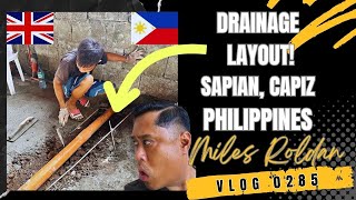 VLOG 285 INSTALLING A DRAINAGE SYSTEM IN THE PHILIPPINES [upl. by Margarethe]