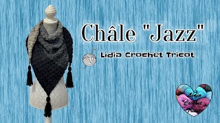 Vous aimez ce degradé Châle Crochet quotLidia Crochet Tricotquot tutocrochet вязаниекрючком crochet [upl. by Hallett]