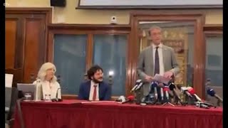 Patrick Zaki allUniversità di Bologna ecco la consegna della laurea [upl. by Allana]