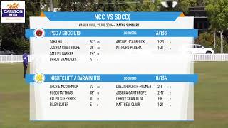 Nightcliff  Darwin U19 v PCC  SDCC U19 [upl. by Adnim]