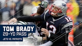 Brady Shows Athleticism on Big Pass to Edelman amp Blount Finishes with TD  NFL Wk 16 Highlights [upl. by Farmer]