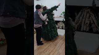 DIY Christmas Tree Dress Costume [upl. by Adnorahc]