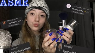 Subscribers Choose my ASMR✨trigger assortment [upl. by Elleinahc]