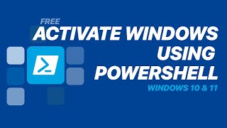 2024 How to Activate Windows 10 or 11 from PowerShell [upl. by Junette626]