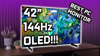 Almost Perfect  LG C4 OLED 42” 4K 144Hz PC Review [upl. by Yenruoc508]