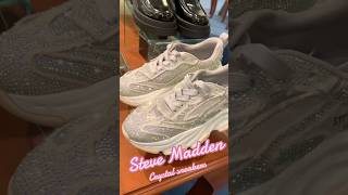 Steve Madden iridescent crystal sneakers shoes fashion [upl. by Ataga]