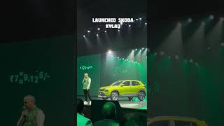 Skoda Kyalq The Suv new lunched [upl. by Hgierb]