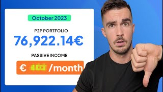 €76922 P2P Portfolio Update  October 2023 [upl. by Najib427]