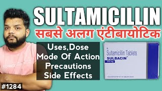 Sultamicillin Tab 375mg  Sultamicillin Tosilate 375mg Uses In Hindi [upl. by Nichani]