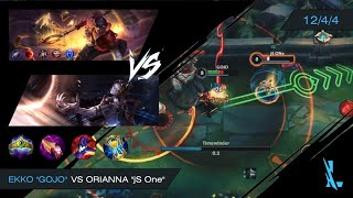 vs orianna quotjS Onequot wildrift [upl. by Yate]